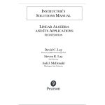 Algebra And Its Applications 6th Edition By David C. Lay 2