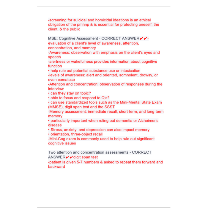 Exam 3 Nr548 Nr 548 202420252026 Psychiatric Assessment For The Psy 4