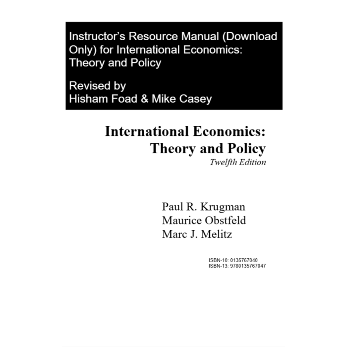International Economics Theory and Policy 12th Edition By Krugman 2