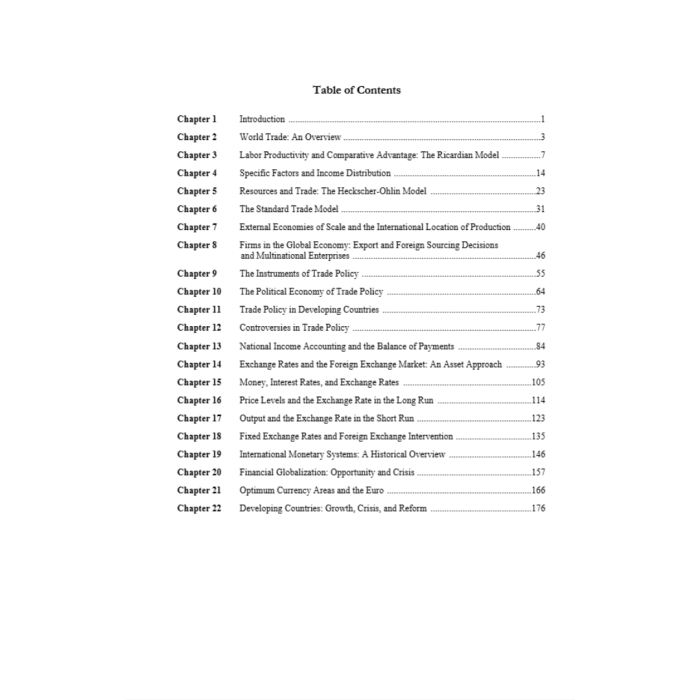 International Economics Theory and Policy 12th Edition By Krugman 3