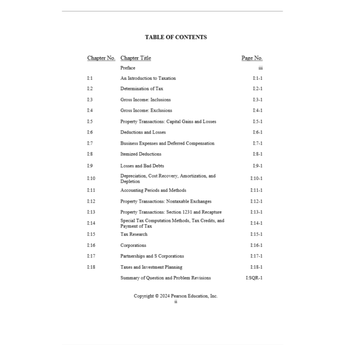 Pearsons Federal Taxation 2024 Corporations 37th Edition By Franklin 3