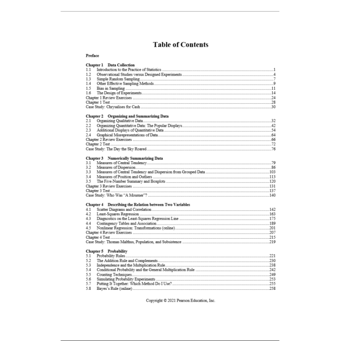 Statistics Informed Decisions Using Data 6th Edition By III Sullivan Michael 2