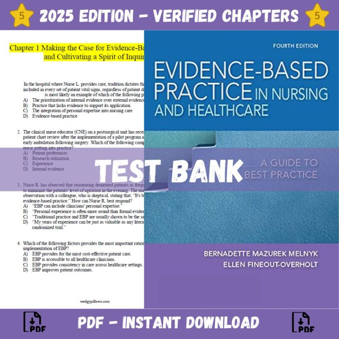Evidence-Based Practice in Nursing & Healthcare A Guide to Best Practice, 5th Edition by Bernadette