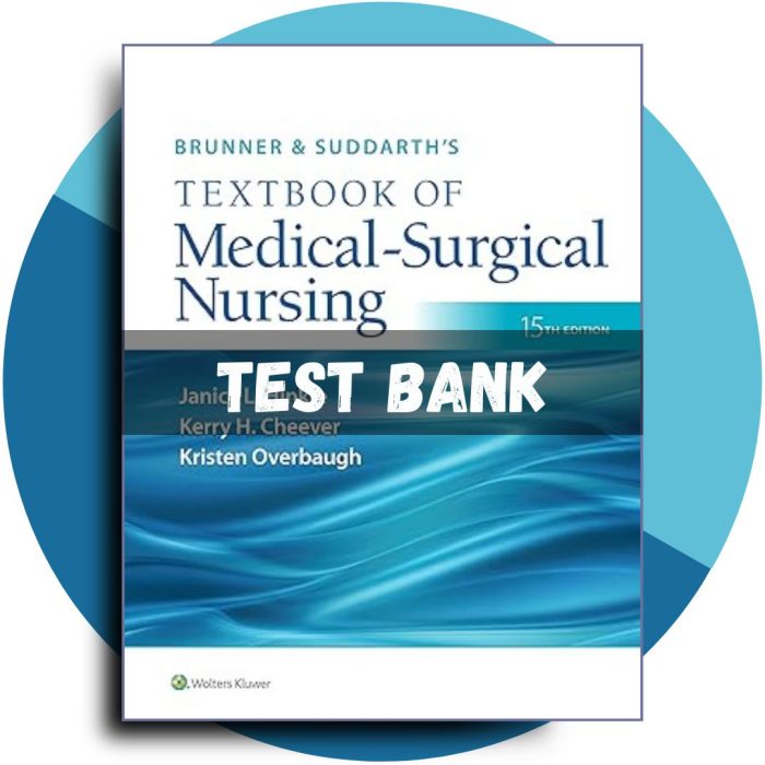 Brunner & Suddarth's Textbook of Medical-Surgical Nursing 15th Edition