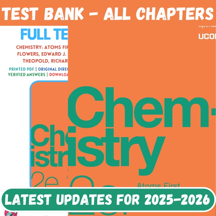 Chemistry Atoms First 2e 2nd Edition By OpenStax