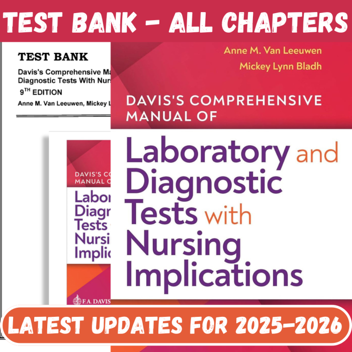 Davis's Comprehensive Manual of Laboratory and Diagnostic Tests With Nur