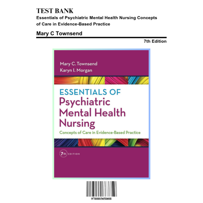 Test Bank For Essentials of Psychiatric Mental Health Nursing 7th Edition By Townsend Morgan Test Bank Guide 2