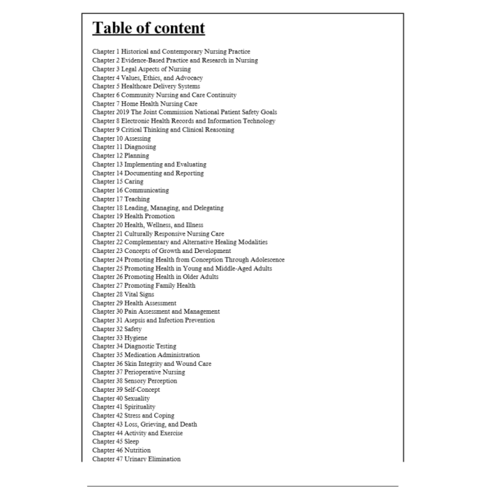 Test Bank For Fundamentals of Nursing Concepts Process and Practice 11th Edition By Audrey T Berman Test Bank Guide 3