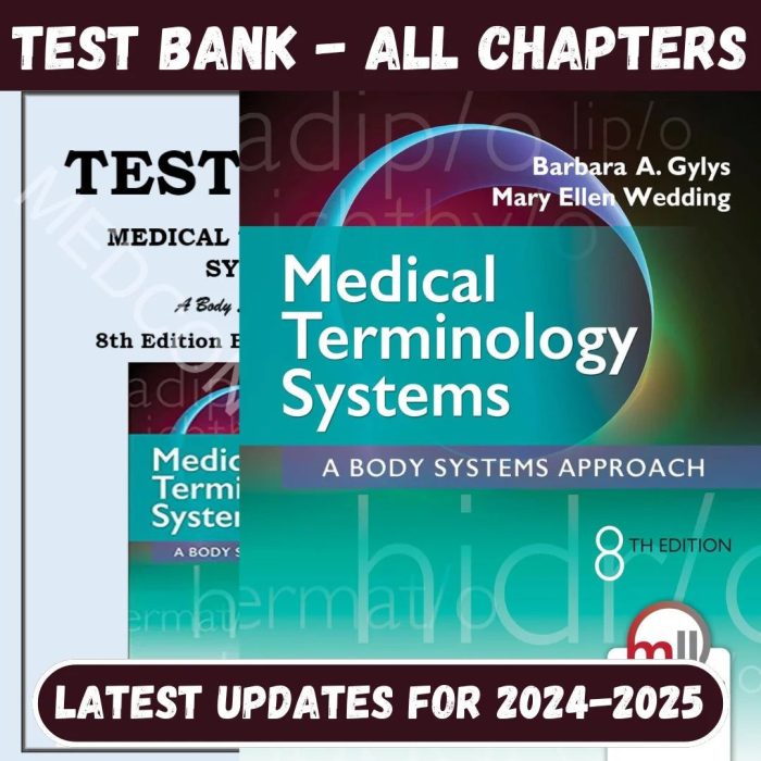 Test Bank For Medical Terminology Systems A Body Systems Approach 8th Edition by Barbar