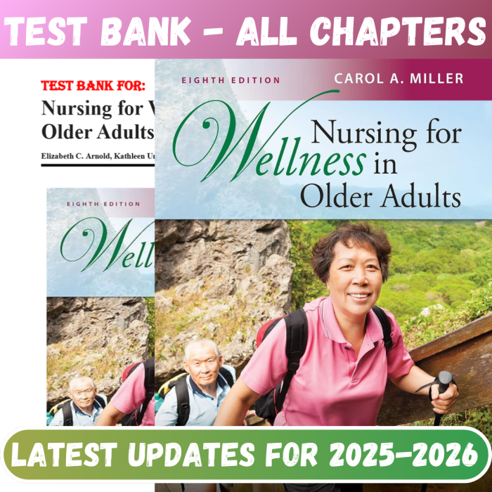 Nursing for Wellness in Older Adults 8th Edition By Carol A Miller