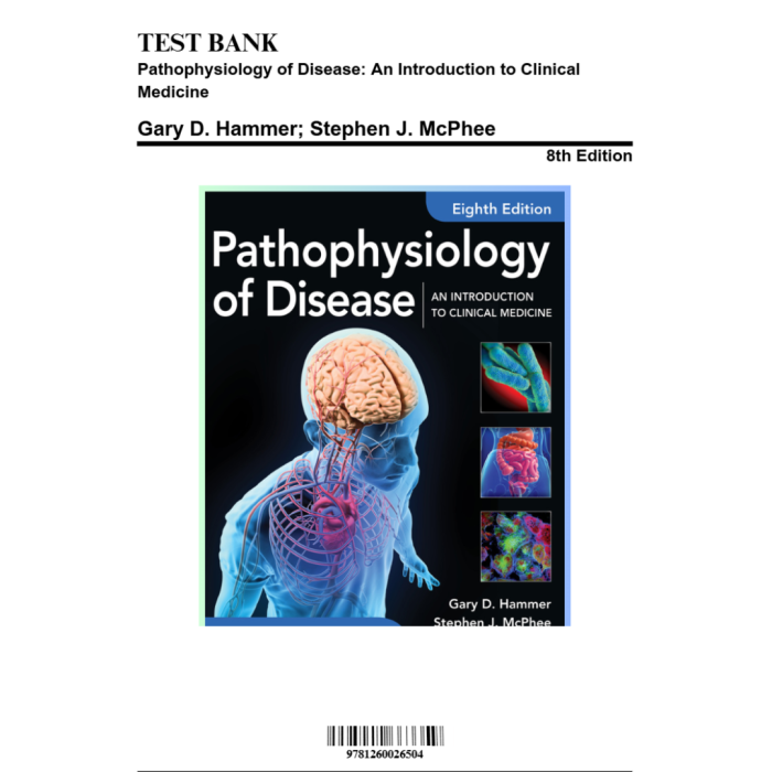 Test Bank For Pathophysiology An Introduction to Clinical Medicine 8th Edition By Gary D Hammer Test Bank Guide 2
