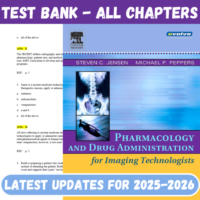 Pharmacology and Drug Administration for Imaging Technologists 2nd Edition By Jensen