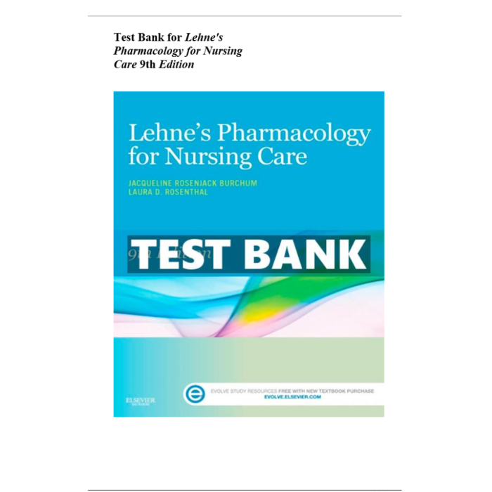 Test Bank For Pharmacology for Nursing Care 9th Edition By Richard A Test Bank Guide 2