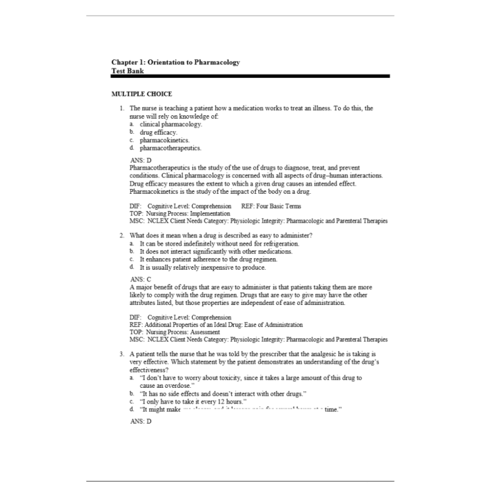 Test Bank For Pharmacology for Nursing Care 9th Edition By Richard A Test Bank Guide 3