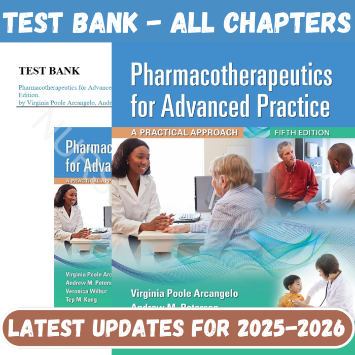 Pharmacotherapeutics for Advanced Practice 5th Edition By Virginia Poole Arcangelo