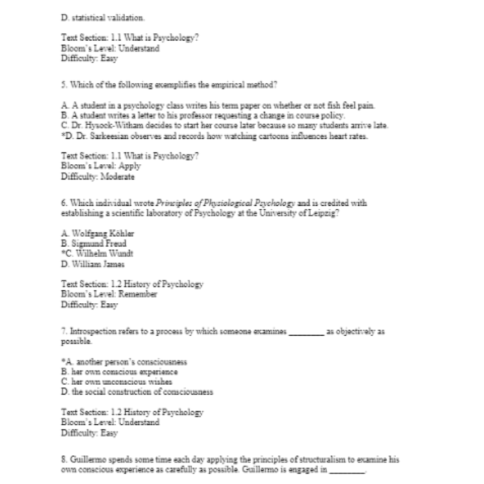 Test Bank For Psychology 2th edition By OpenStax Test Bank Guide 3
