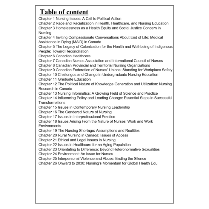 Test Bank For Realities of Canadian Nursing Professional Practice and Power Issues 5th Edition By McDonald Mclntyre Test Bank Guide 3