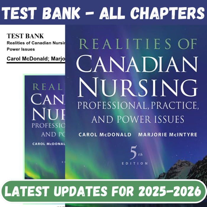 Realities of Canadian Nursing Professional Practice and Power Issues 5th Edition