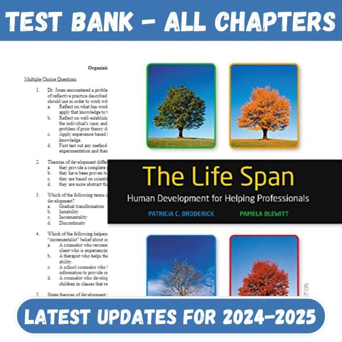 Test Bank For The Life Span, Human Development for Helping Professionals 5th Editi