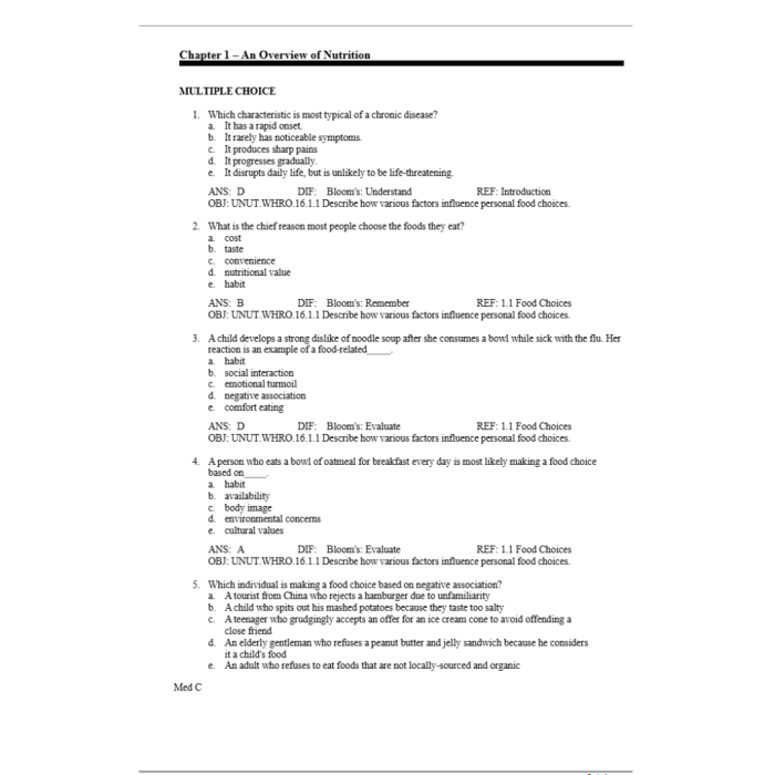 Test Bank For Understanding Nutrition 15th Edition By Ellie Whitney Test Bank Guide 3