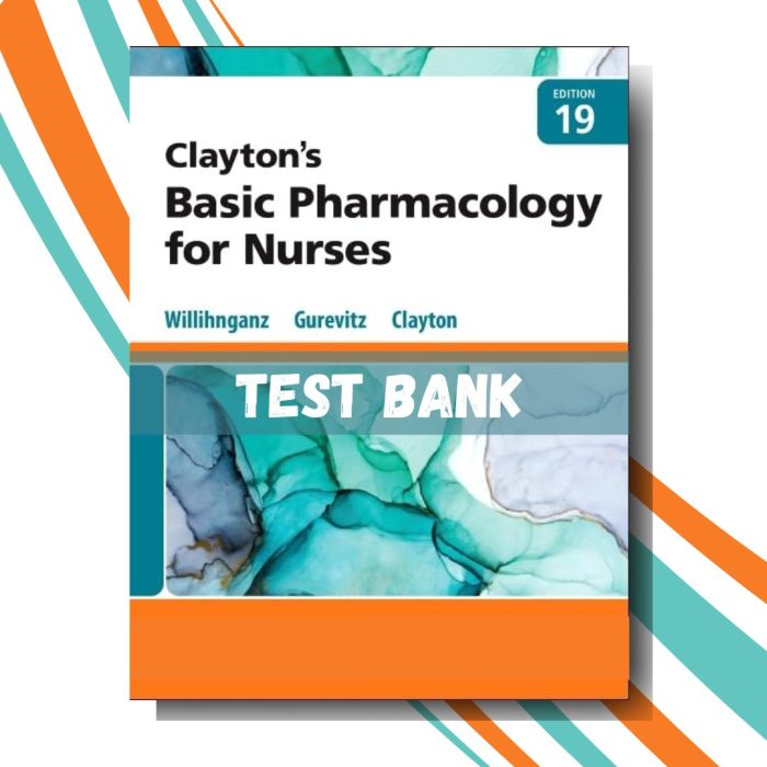 Clayton’s Basic Pharmacology for Nurses, 19th edition (Willihnganz