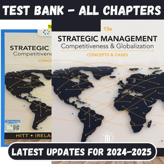 Test Bank For Strategic Managementcepts