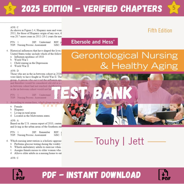 Ebersole and Hess' Gerontological Nursing & Healthy Aging 5th