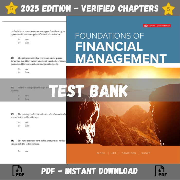 Foundations Of Financial Management 12th Edition (Short, 2021)