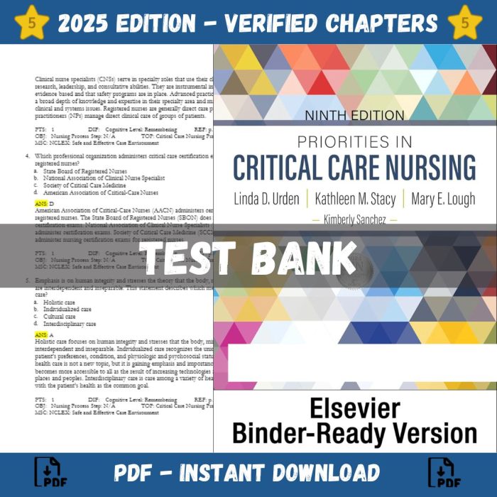 Priorities in Critical Care Nursing 9th Edition