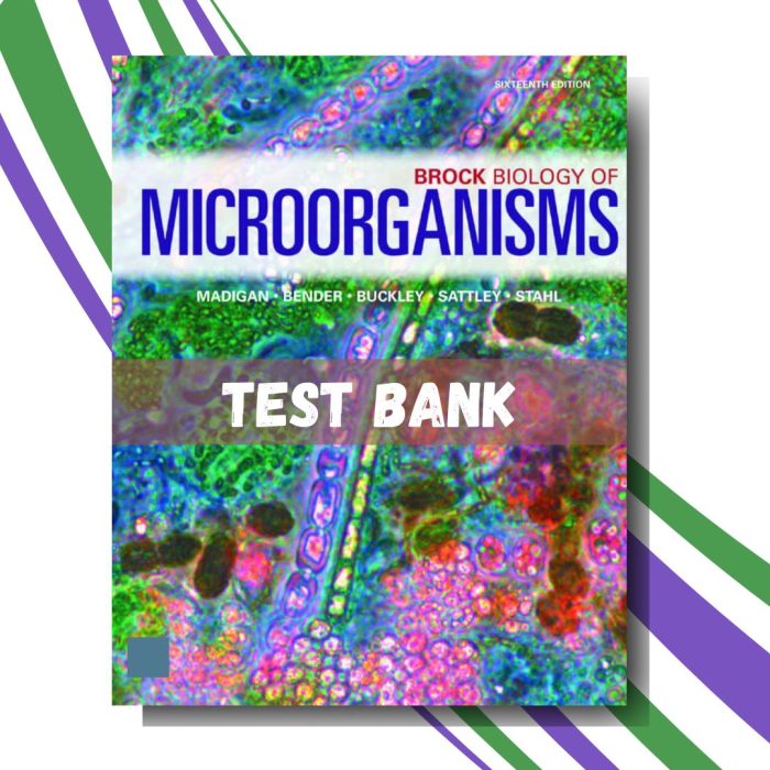 Test bank for Brock Biology of Microorganisms 16th Edition (Madigan)