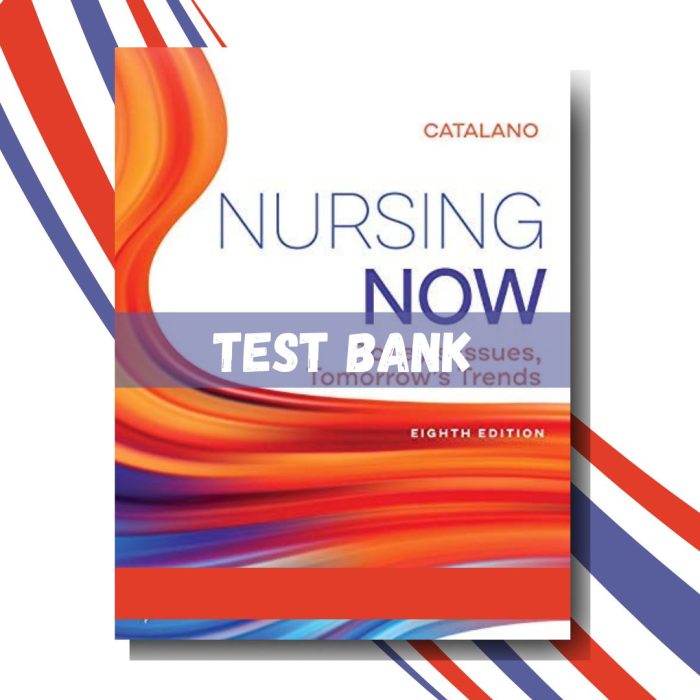 Test bank for Nursing Now Today's Issues, Tomorrows Trends 8th Edition (Catalano)