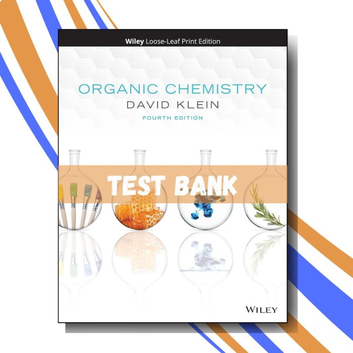Test bank for Organic Chemistry 4th Edition (Klein)