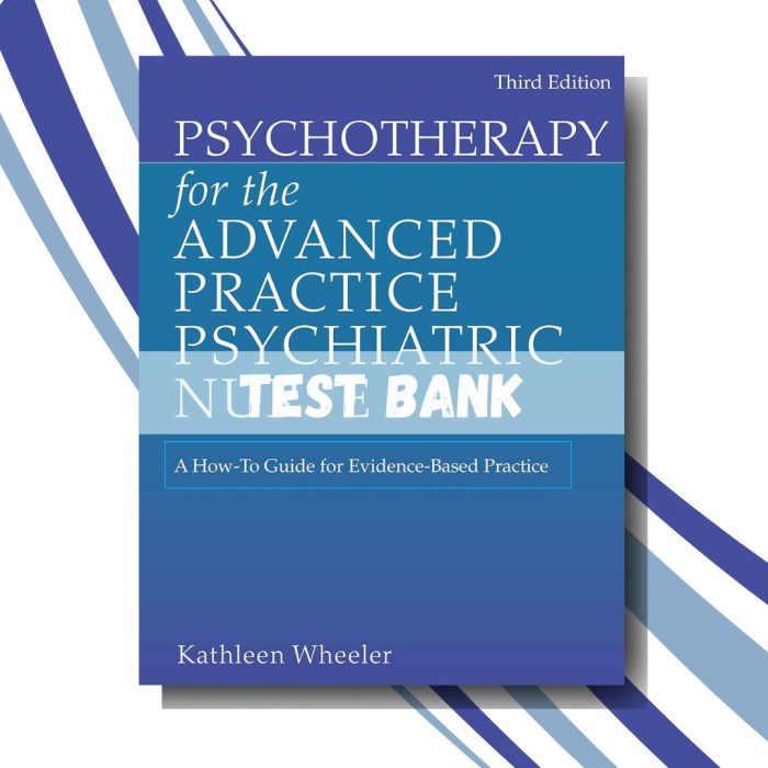 Test bank for Psychotherapy for the Advanced Practice Psychiatric Nurse 3rd Edit